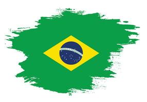 dipingere spazzola ictus brasile bandiera vettore per gratuito Scarica