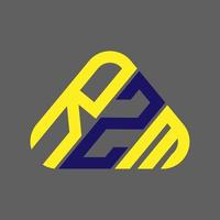 rzm lettera logo creativo design con vettore grafico, rzm semplice e moderno logo.