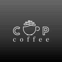 semplice e unico linea su latte macchiato caffè tazza Immagine grafico icona logo design astratto concetto vettore scorta. può essere Usato come un' simbolo relazionato per bevanda o bar.