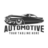 printvery unico classico auto Immagine grafico icona logo design astratto concetto vettore scorta. può essere Usato come un' simbolo relazionato per mezzi di trasporto o settore automobilistico