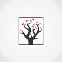 albero forma nel sperimentare siccità Immagine grafico icona logo design astratto concetto vettore scorta. può essere Usato come un' simbolo relazionato per natura o pianta