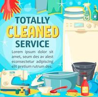 Casa pulizia, lavanderia e casa cucire servizio vettore