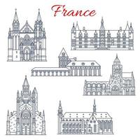 Francia Nièvre, guerande vettore architettura icone