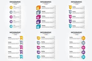 vettore illustrazione infografica piatto design impostato per pubblicità opuscolo aviatore e rivista