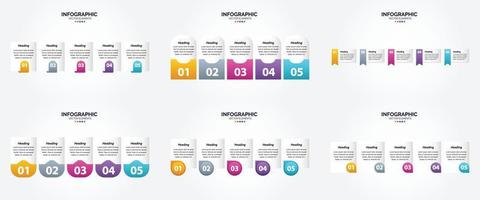 vettore illustrazione infografica piatto design impostato per pubblicità opuscolo aviatore e rivista