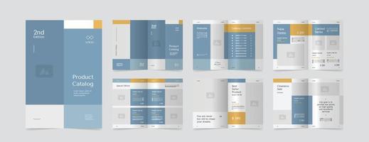 moderno modello di progettazione del catalogo prodotti a4 vettore