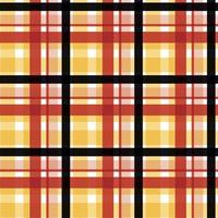 plaid modello tessuto design struttura è intrecciata nel un' semplice saia, Due al di sopra di Due sotto il ordito, avanzando uno filo a ogni passaggio. vettore