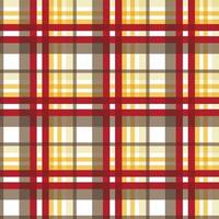 tartan modello design struttura è intrecciata nel un' semplice saia, Due al di sopra di Due sotto il ordito, avanzando uno filo a ogni passaggio. vettore