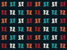 zigzag a mano libera modello navajo tessuto senza soluzione di continuità modello design geometrico africano americano orientale tradizionale vettore illustrazioni. ricamo stile.