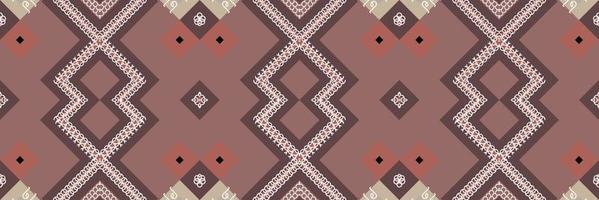 etnico azteco ikat senza soluzione di continuità modello tessile ikat fiori senza soluzione di continuità modello digitale vettore design per Stampa saree Kurti Borneo tessuto azteco spazzola simboli campioni festa indossare