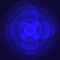 astratto blu colore fluido circolare forma modello sfondo vettore