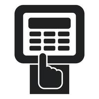 touchpad icona semplice vettore. mobile digitale vettore