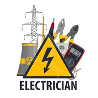 elettricità e elettrico ingegneria, vettore utensili