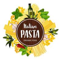 italiano pasta ristorante menù vettore copertina