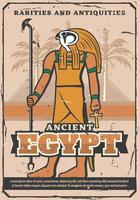 Egitto rarità e antichi storico negozio vettore