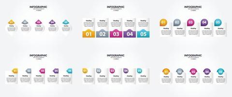 vettore illustrazione infografica piatto design impostato per pubblicità opuscolo aviatore e rivista