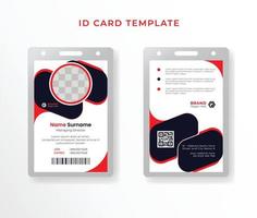 id carta design per creativo attività commerciale aziendale azienda identità carta per dipendenti vettore