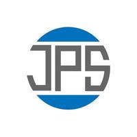 jps lettera logo design su bianca sfondo. jps creativo iniziali cerchio logo concetto. jps lettera design. vettore