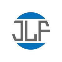 jlf lettera logo design su bianca sfondo. jlf creativo iniziali cerchio logo concetto. jlf lettera design. vettore
