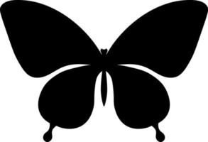 vettore farfalla silhouette, carino logo