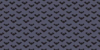 Halloween pipistrelli senza soluzione di continuità ripetere modello vettore sfondo