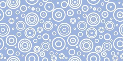 blu astratto cerchi, senza soluzione di continuità ripetere modello sfondo vettore