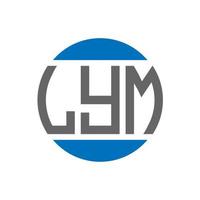 lim lettera logo design su bianca sfondo. lim creativo iniziali cerchio logo concetto. lim lettera design. vettore