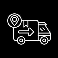 spedizione furgone vettore icona