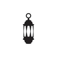 Fanoos lanterna sfondo Islam logo semplice vettore icona illustrazione