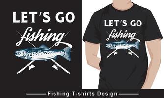 pesca vettore per maglietta o manifesto design modelli gratuito vettore