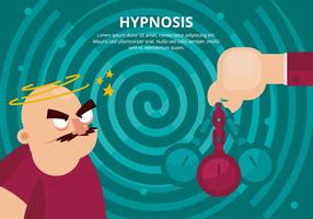 Illustrazione di ipnosi vettore