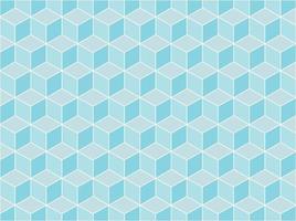 blu senza soluzione di continuità semplice geometrico sfondo, modello di cubi vettore