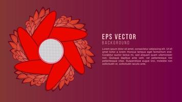 scarabocchi semplice e modificabile astratto rosso passaggi ordine diagramma sfondo. grafico Infografica elementi. vettore illustrazione