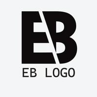 eb quest'ultimo logo design vettore