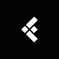 moderno lettera t f creativo monogramma logo vettore
