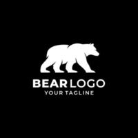 selvaggio orso logo vettore