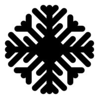 fiocco di neve vettore Natale icona logo neve, schema stile