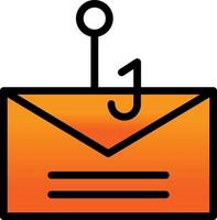 e-mail phishing vettore icona design