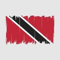 trinidad bandiera spazzola vettore illustrazione