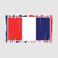 Francia bandiera spazzola vettore illustrazione