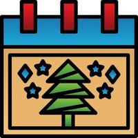 Natale albero vettore icona design