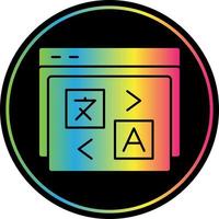 hreflang etichetta vettore icona design