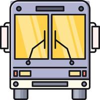 illustrazione vettoriale del bus su uno sfondo. simboli di qualità premium. icone vettoriali per il concetto e la progettazione grafica.