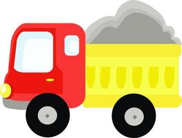 kamaz camion, illustrazione, vettore su bianca sfondo