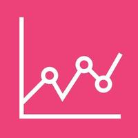 statistico grafico linea colore sfondo icona vettore