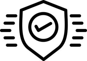 protezione vettore icona design