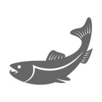 illustrazione di progettazione di logo di pesce vettore