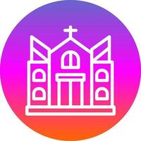 Chiesa vettore icona design