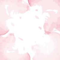 astratto eterogeneo macchie nel di moda morbido rosa tonalità nel acquerello maniera formatura un' piazza telaio. isolato vettore