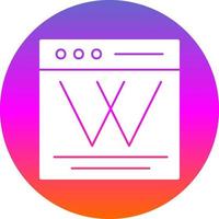 wiki vettore icona design